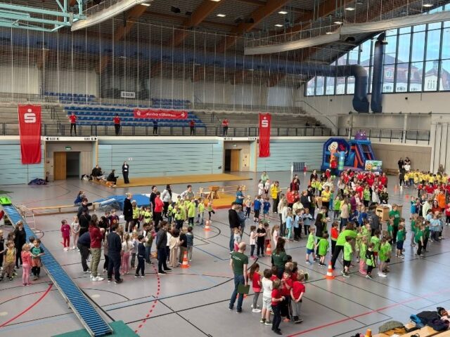 Erfolgreicher Kindergartensporttag in der Wiedigsburghalle