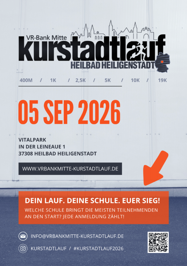 Kurstadtlauf Werbung
